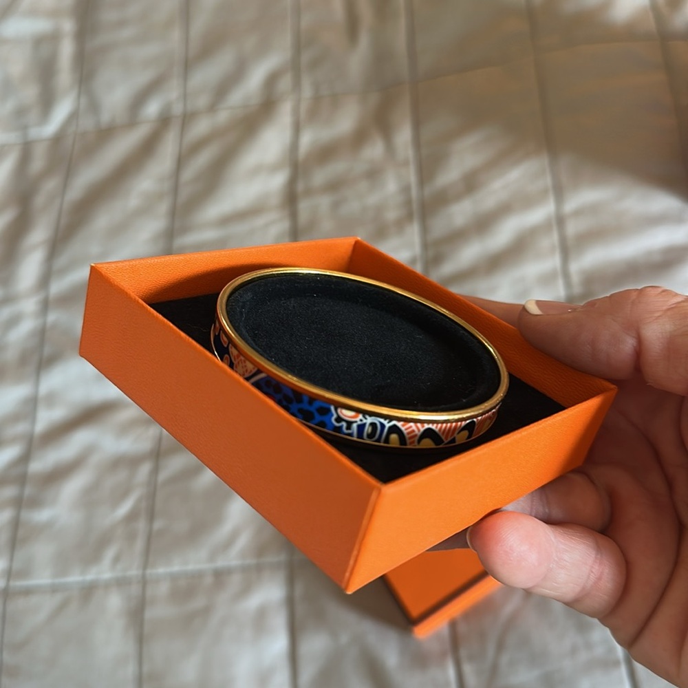 Hermes enamel bracelet (size 65) - Picture 8 of 8